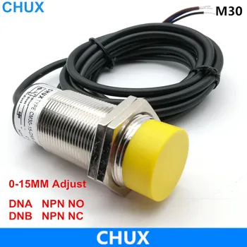 

Adjustable distance capacitive proximity sensor M30 detect 10mm npn NO/NC LED liquid level capacitance switch CM30-10-DNA/DNB