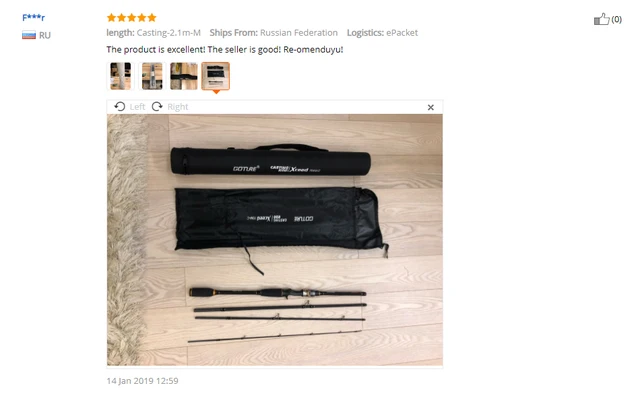 Goture Xceed Spinning Casting Carbon Fishing Rod 3.6M 3.0M 2.7M