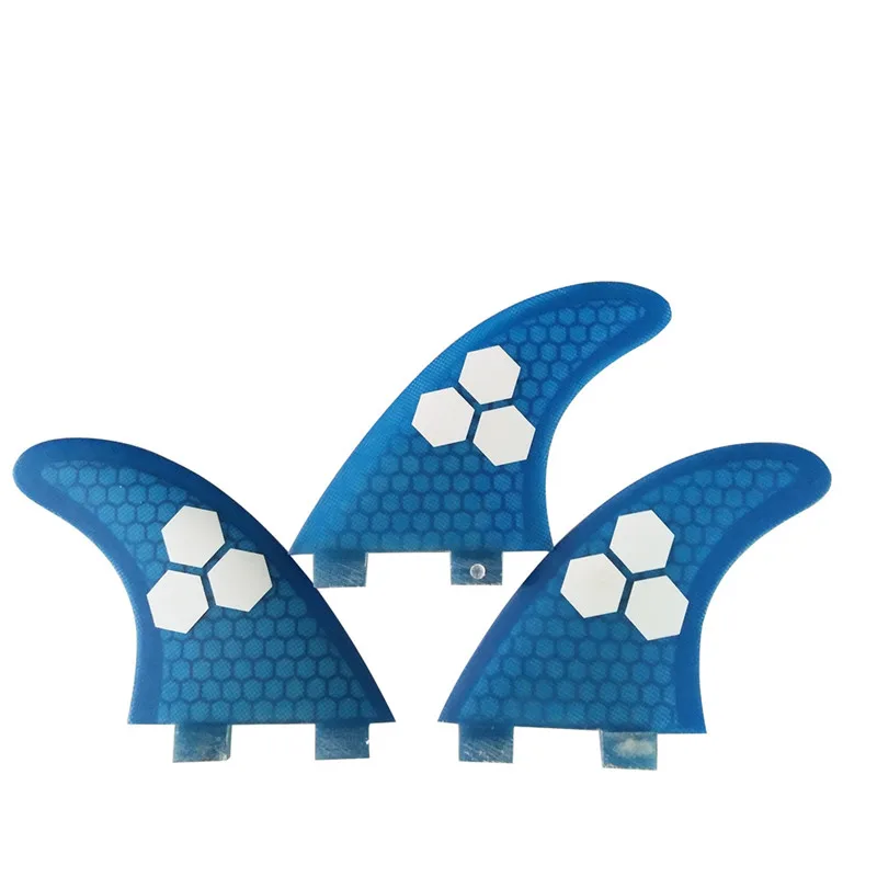 upsurf fcs fin Double Tabs Fin S/M/L Blue Color Surfboard Fins Honeycomb Fins SUP Board Fin  Fins prancha quilhas de In Surfing