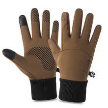 Unisex Winter Touch Screen Gloves Full Finger Anti-slip Waterproof Driving Motorcycle Gloves Mittens Thermal Bike Bicycle Gloves