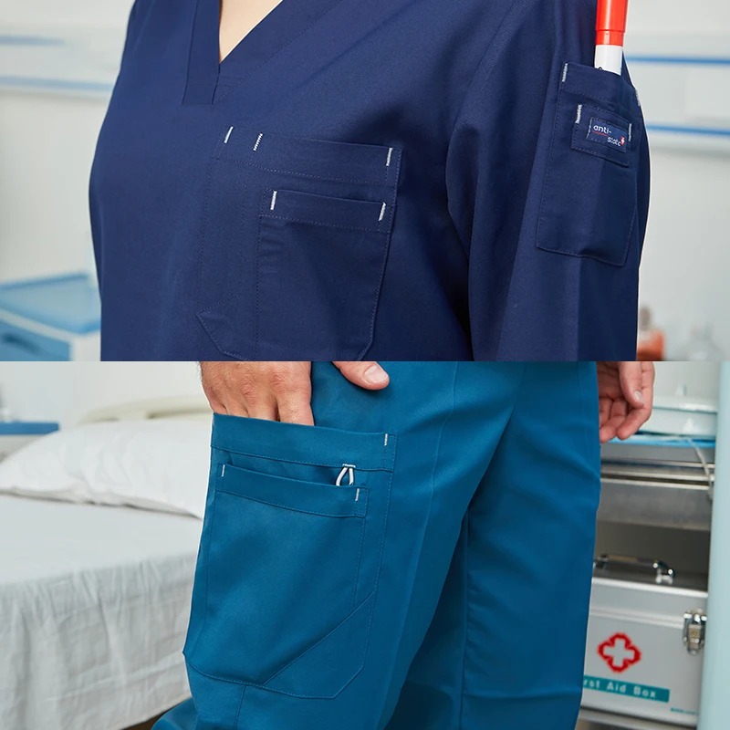 Scrub Set Uniform Verpleegster Werkkleding Verpleging Top en Broek