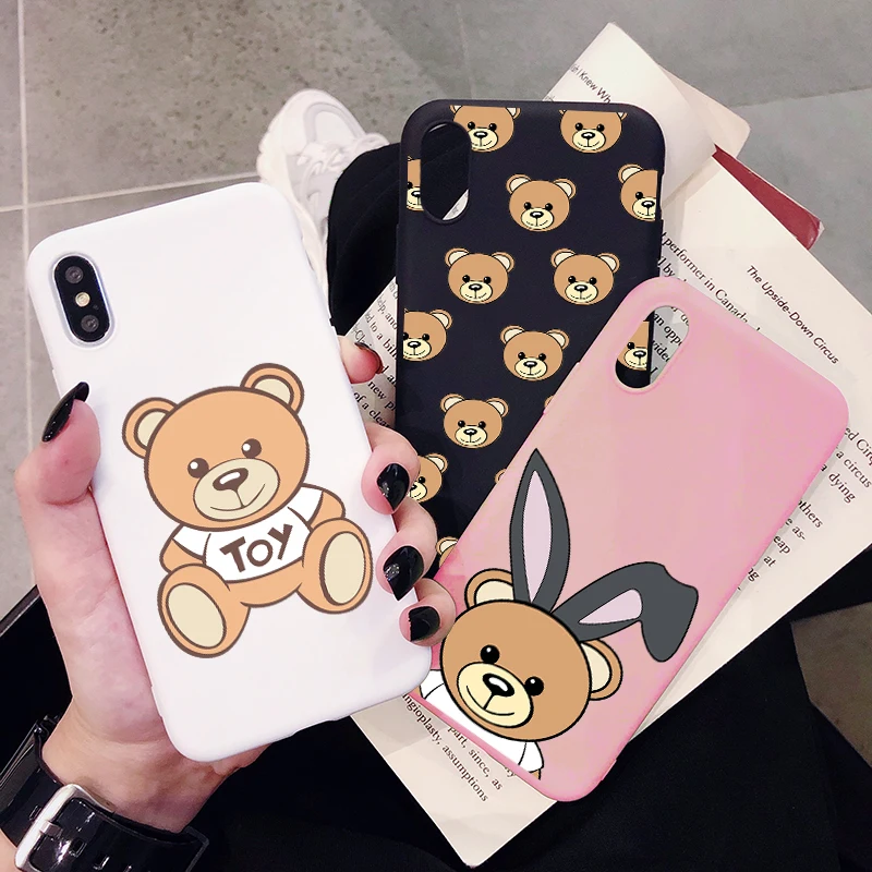 Роскошный чехол с итальянским медведем для Huawei P40 P30 P20 Pro Lite мягкий силиконовый