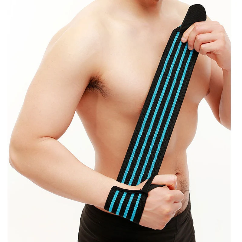 Newly Colorful Wrist Band Strap Adjustable Wristband Brace Wrap Bandage Gym Strap Wrist Support for Fitness Weightlifting