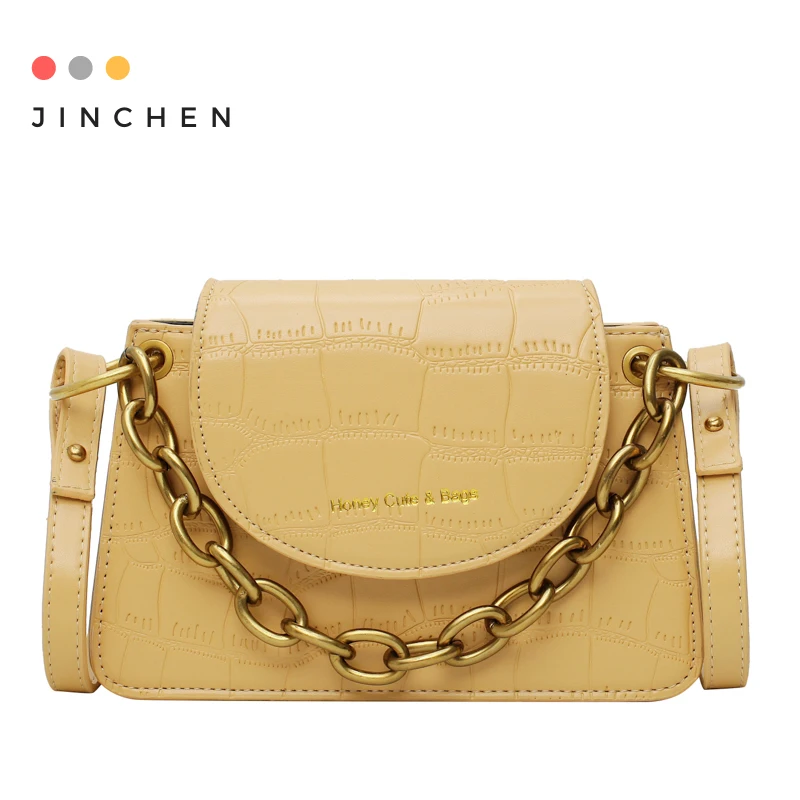 

Handbags and Purses 2020 Crocodile Pattern PU Women Shoulder Bags New Fashion Totes Bag with Chains Elegant Shopping Bags Lucury
