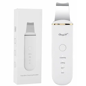 

Ultrasonic Skin Scrubber Face Deep Cleansing Lifting Firming Acne Blackhead Remover Peeling Shovel Spatula Exfoliating Beauty