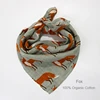 Organic Cotton/Bamboo Cotton Muslin Swaddles Wrap Burpy Towel Scarf Bibs Muslin Baby Blankets Newborn Diaper Pielucha 60*60cm 6