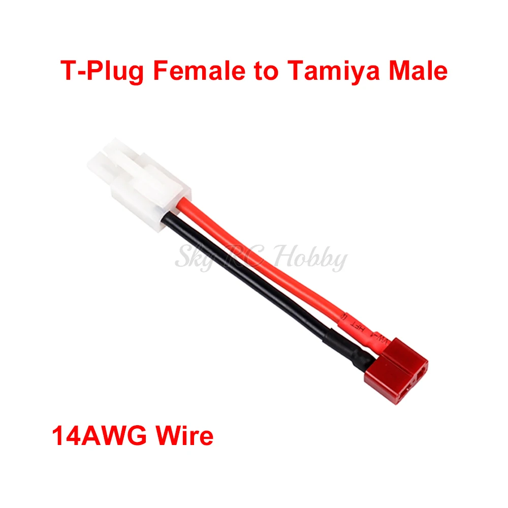 Cavo RC 5cm Backbay Adattatore Mini-Tamiya A T-Plug (Deans) Con Filo 5CM 16AWG - Maschio-Femmina, Nuovo Per Modellini RC Elettrici! Adattatore Backbay Rc Elettrico - Foto 5