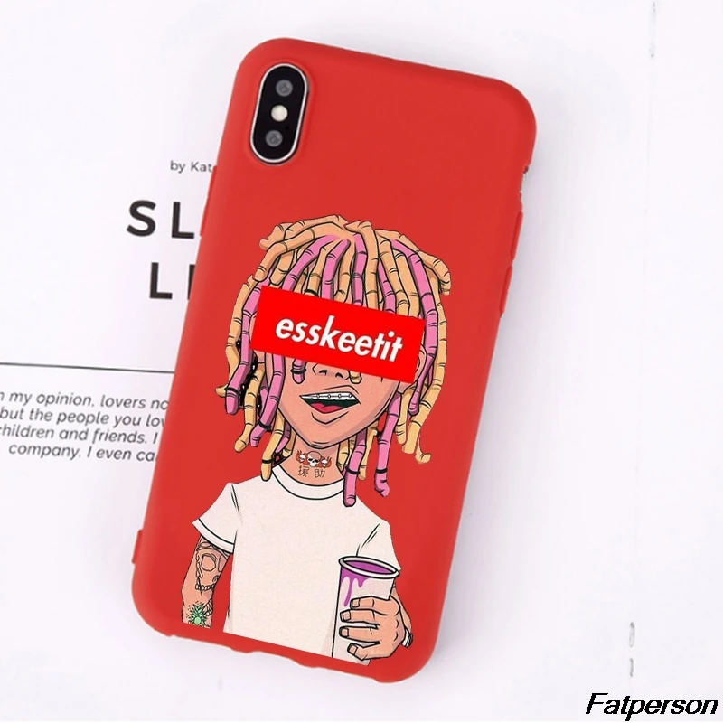 

Lil Peep hellboy Life is Beautiful Cry Baby red Soft silicone TPU Cover Phone Case for iPhone XS MAX X XR 5 5S 6 6SPlus 7 8 Plus