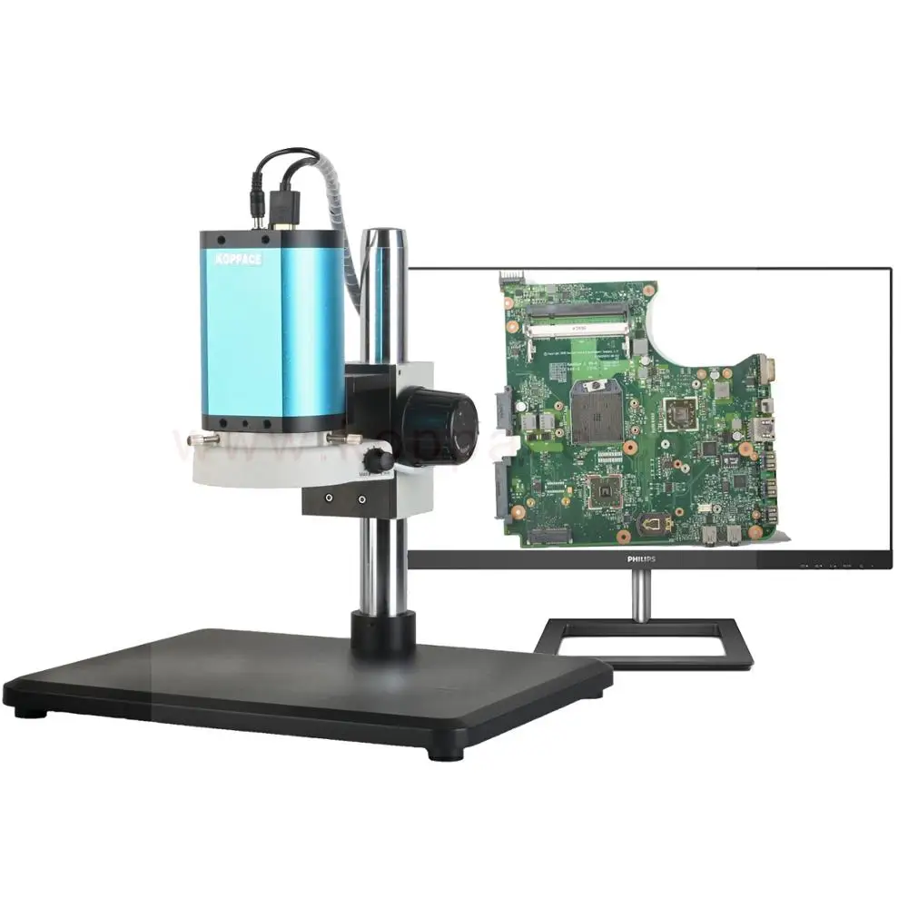 KOPPACE промышленный микроскоп автофокуса, 2 миллиона пикселей, 1X-14X, HDMI HD, промышленный микроскоп автофокуса, большая печатная плата