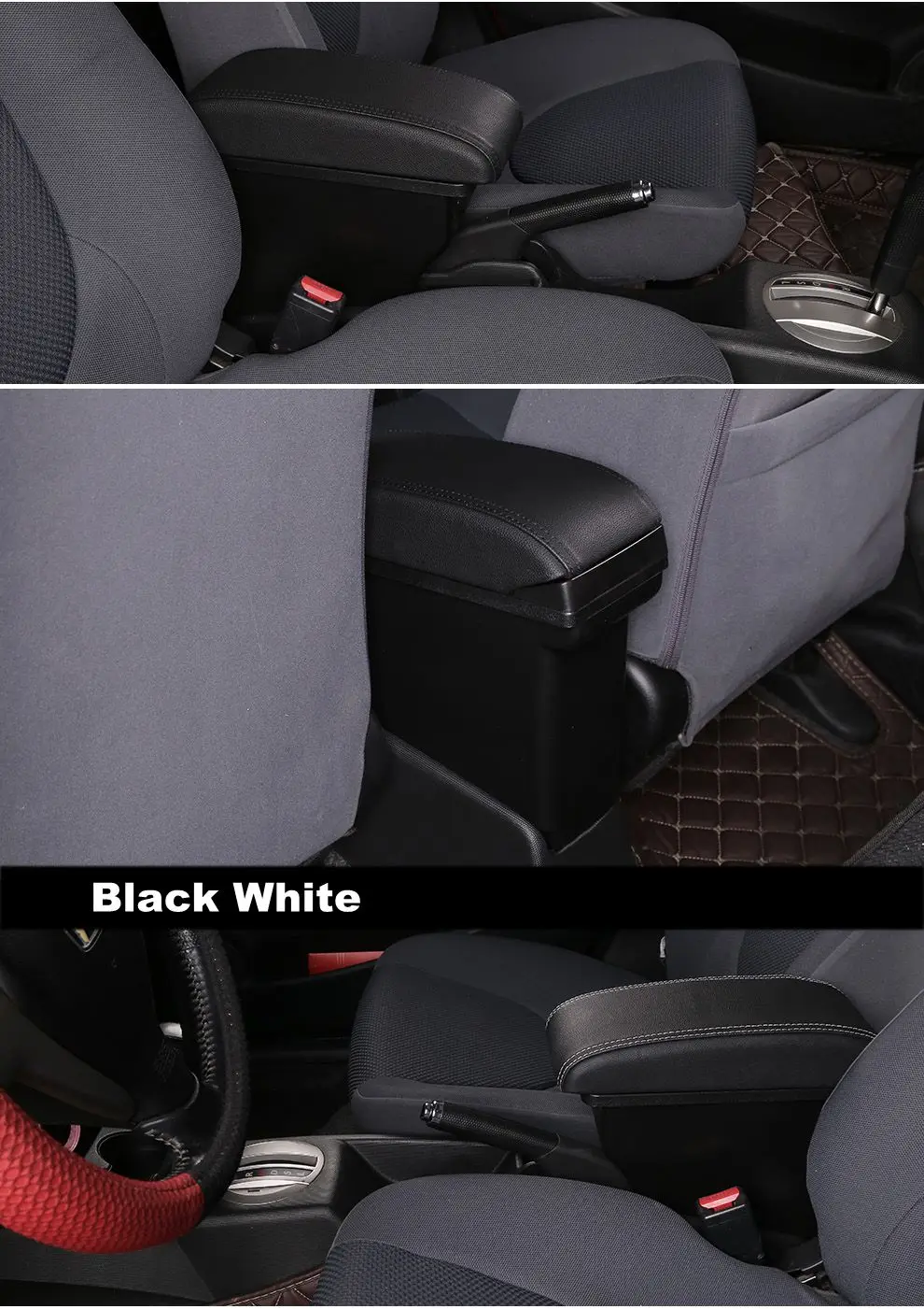 Подлокотник для hyundai Getz, подлокотник для hyundai Getz, подлокотник для автомобиля, Универсальный центральный подлокотник, коробка для хранения, модификация, автомобильные аксессуары