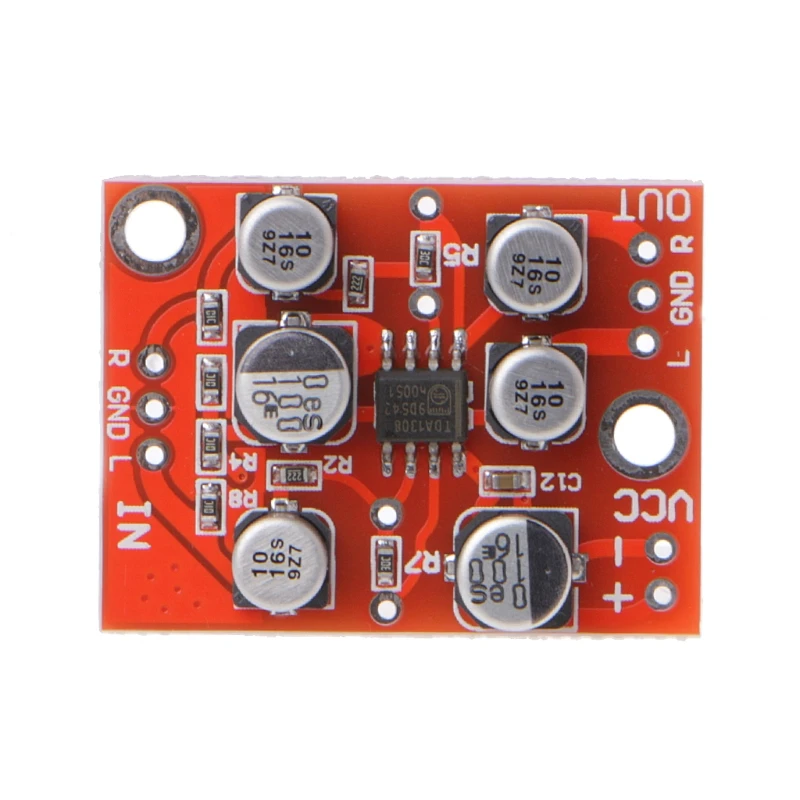 

DC 5V-15V 12V AD828 Stereo Preamp Power Amplifier Board Preamplifier Module