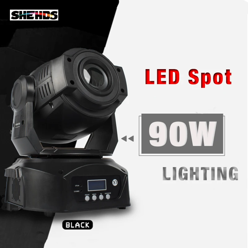 Светодиодный светильник SHEHDS 90 Вт Gobo с движущейся головкой 3/6 Призма лица DMX512 Dj