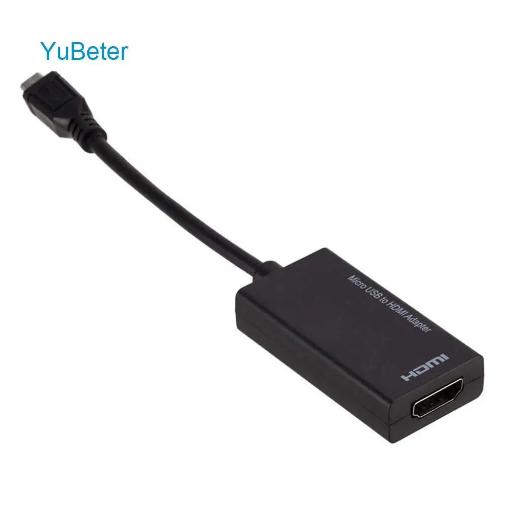 

YuBeter Micro USB to HDMI Converter 1080p Micro USB to HDMI Adapter for MHL devices to HD Television Display Monitor Projector
