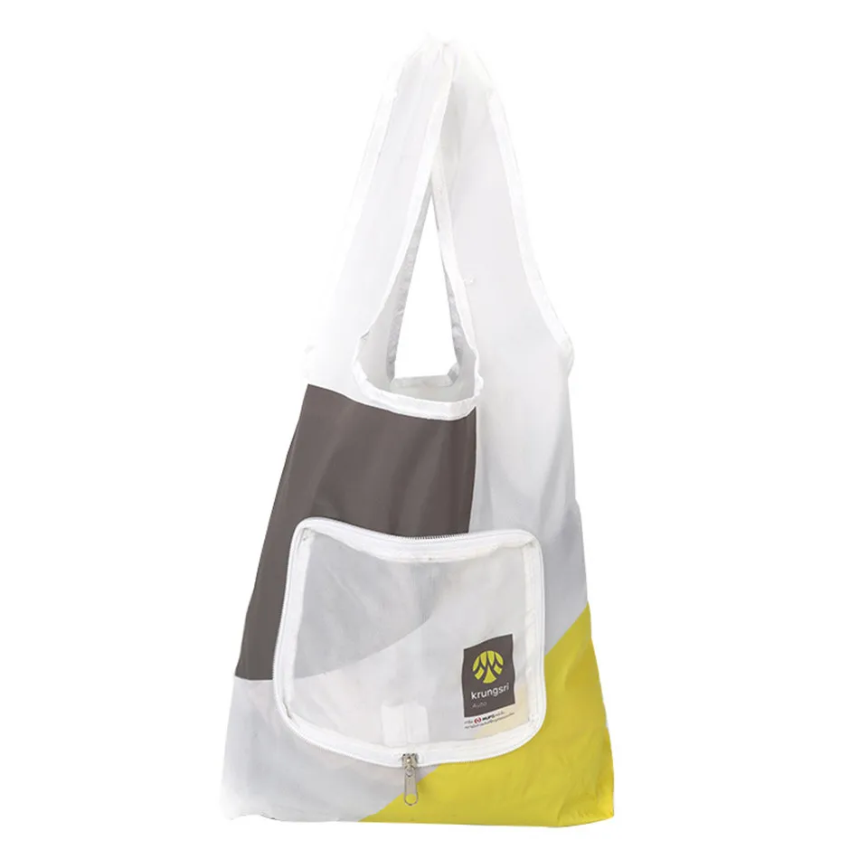 VOGVIGO Oxford Cloth Shopping Bags Outdoor Export Nylon Handbags Women Folding Storage Pouch with Zipper Tote Bag Dropshipping