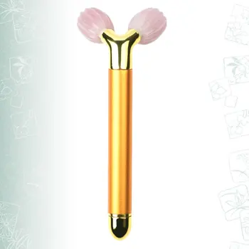 

1PC Crystal Beauty Roller Face Firming Bar Face Massager Skin Care Supply for Women Girls Ladies Without Battery