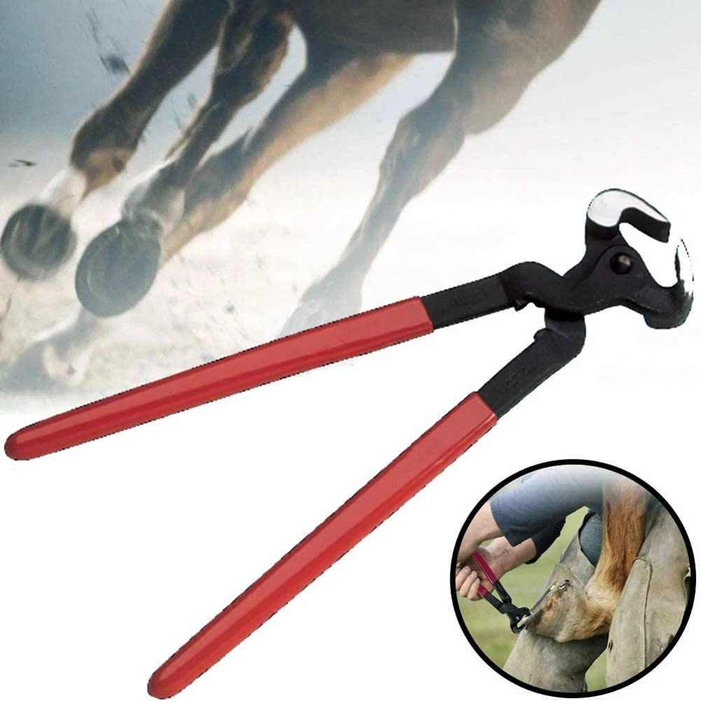 

14/16 Inches Farrier Hoof Nipper Trimmer Cutter Horse Nail Pliers Clippers Equestrian Supplies
