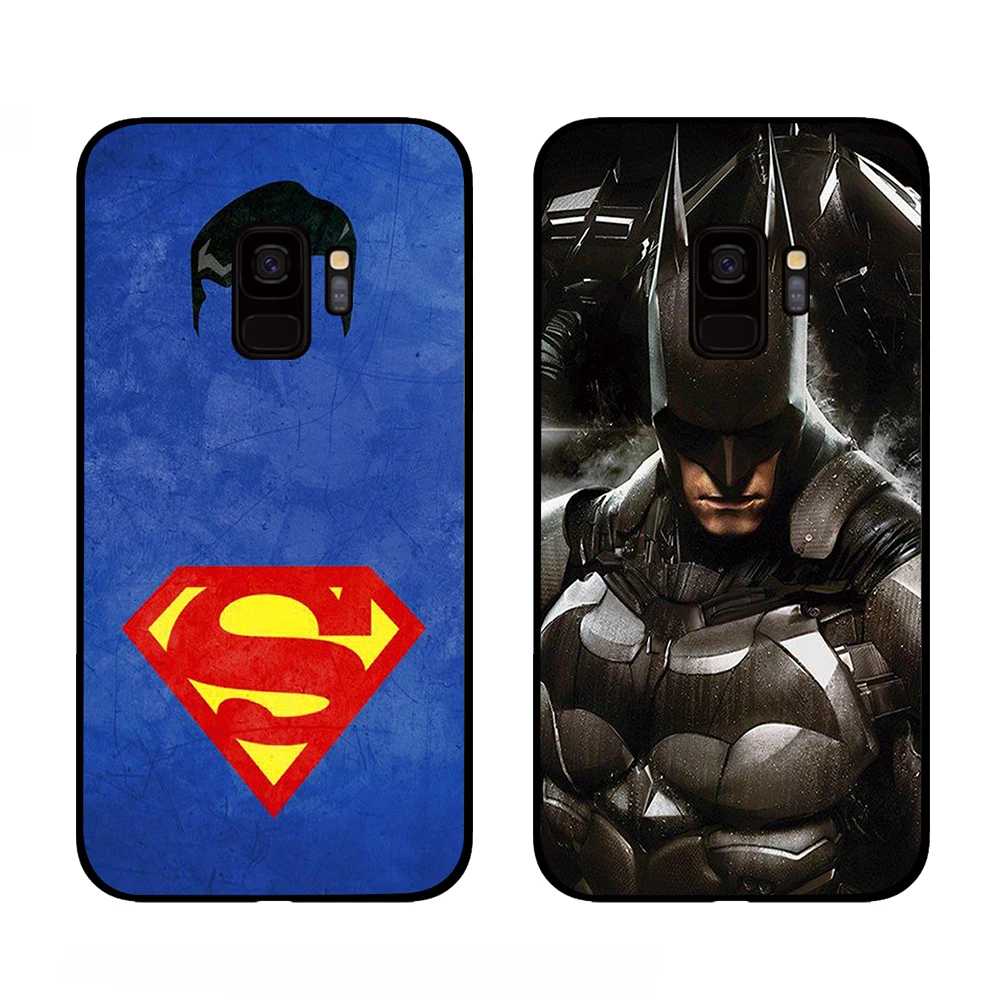 Бэтмен Супермен для Dc комиксов чехол для телефона samsung Galaxy S10 S10E S8 Plus S6 S7 Edge S9 S10e Plus Note 8 9 чехол