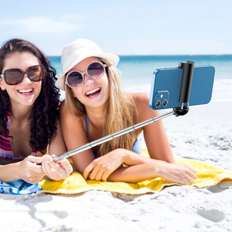 Mini Selfie Stick Palo Extensible Selfiegram Ultra Wireless Bluetooth Bastao De Smartphone Selfiestick Flexible Trepier Selphie