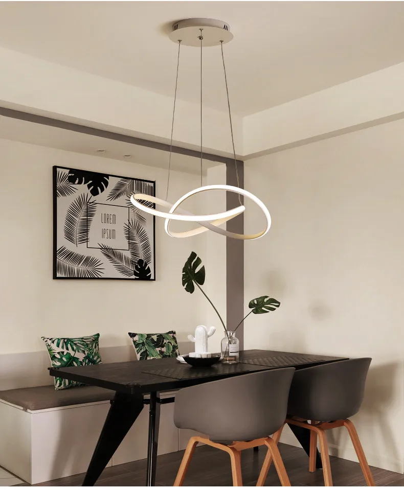 gold pendant light Black minimalist bedroom chandelier modern minimalist atmosphere creative office lighting Nordic designer restaurant lighting rattan light fixture