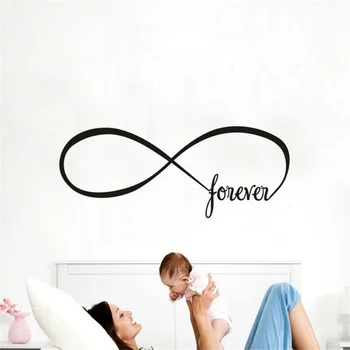 

PVC Vinyl Wall Sticker Forever English Wall Sticker for Kids Room Decor,,