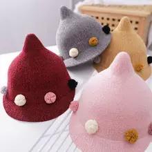 Детская шапка для маленьких детей, милый шарик для волос, украшение, модный колпачок для сосков для мальчиков и девочек, C6UD