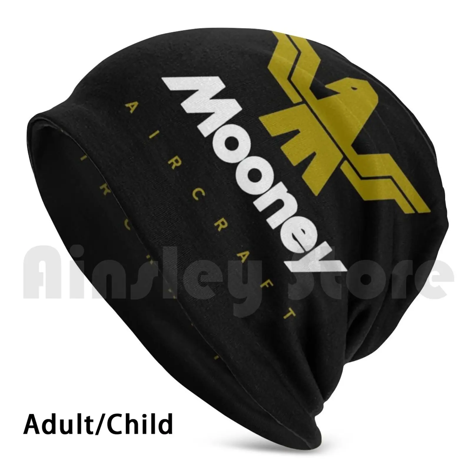 Mooney Vintage Usa Berretti Cappello Lavorato A Maglia Hip Hop Mooney Vintage Pilot Plane Usa Cessna Boeing Fathers Day Vintage