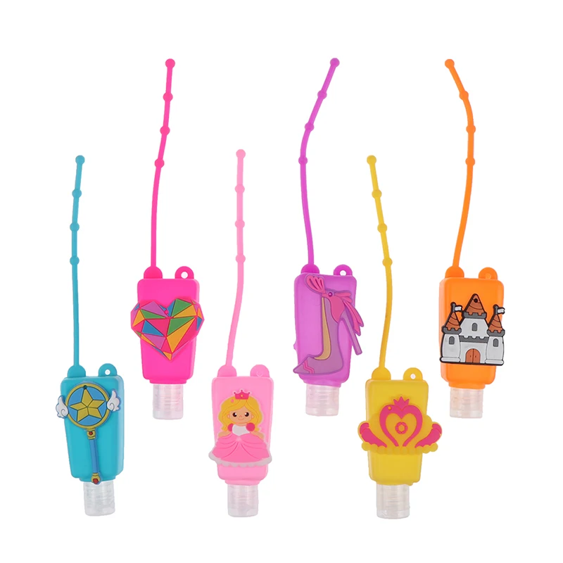 New 1PC Cute Cartoon Waterless Silicone Bath Body Works Hand Sanitizer Pocketable Antibacterial Holder With Empty Bottle New 1PC Cute Cartoon Waterless Silicone Bath Body Works Hand Sanitizer Pocketable Antibacterial Holder With Empty Bottle