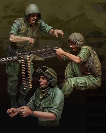 

1/35 Resin Model Building Kit Figure American tanker