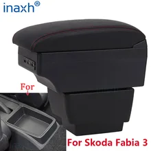 Accoudoir de voiture pour Skoda Fabia 3, boîte de rangement de pièces de rénovation, accessoires de voiture 2015 – 2020