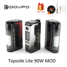 DOVPO Topside Lite 90 Вт мод Питание от одной 21700/20700 батареи электронная сигарета 510 нить атомайзер vape коробка мод