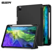 ESR-coque arrière lisse et souple pour iPad Pro 11, étui intelligent en TPU souple pour veille/sommeil automatique, iPad Pro 11 12.9 2020