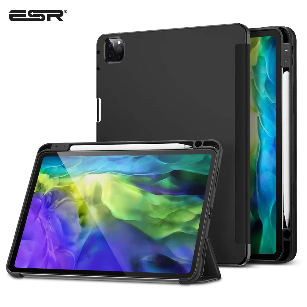 Чехол ESR для iPad Pro 11 с держателем карандашом мягкий чехол накладка из ТПУ функцией