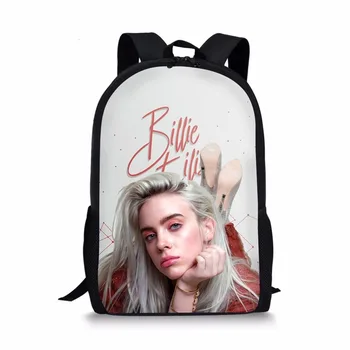 

Hot Hip Hop Rapper Billie Eilish Backpack School Bags for Teenagers Girls Students Laptop Backpack Women Sunflower Travel Bag