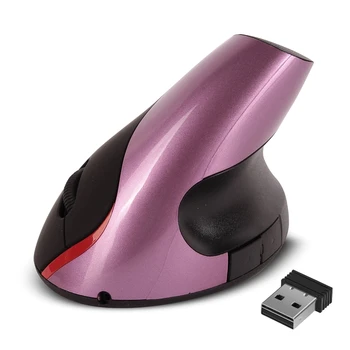 

2.4G Wireless Vertical Ergonomic Optical Mouse Computer Mouse 5 Buttons for Laptop, Desktop, PC,