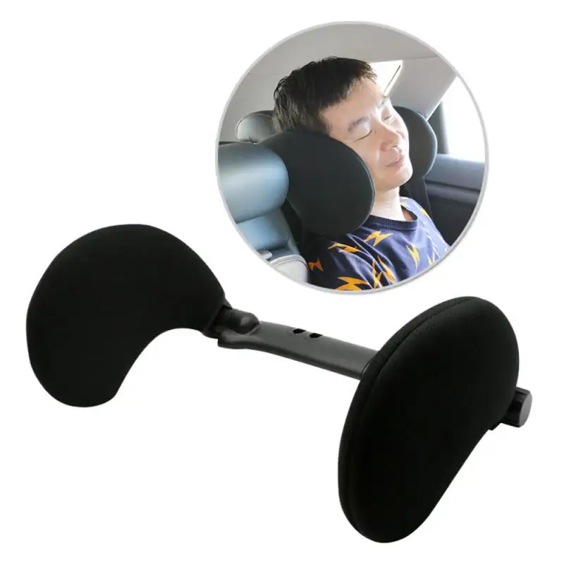 Автомобильное Сиденье Подголовник Автомобильная подушка для шеи Боковая поддержка для сна с высокой эластичной нейлоновой выдвижной поддержкой для детей и взрослых интерьер