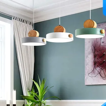 

Nordic restaurant LED chandelier new modern minimalist kitchen chandelier bar lamp factory direct coffee shop lamp