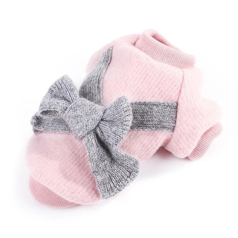 PUOUPUOU Luxury Cute Dog Clothes Thicken Warm Pet Bow Sweater Cotton Winter Soft for Small Medium Dogs Coat XS-2XL | Дом и сад