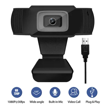 

New 1080P Webcam with Microphone Full HD Video Web Cam Computer Peripheral USB Web Camera for Youtube PC Laptop Live Video