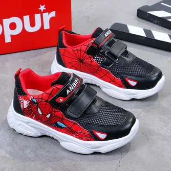 

New Summer Kids Shoes For Boys Sneakers Children Spiderman Casual Sport Shoes Breathable Running Shoes Girls non-slip Light
