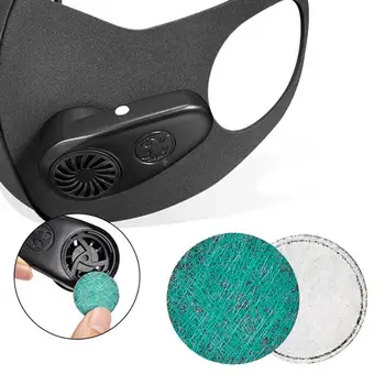 

20PCS High-density Polyester PU Sponge Effectively Mask Filters Protective Respirator Safety Mask With Meltblown Filter Layer