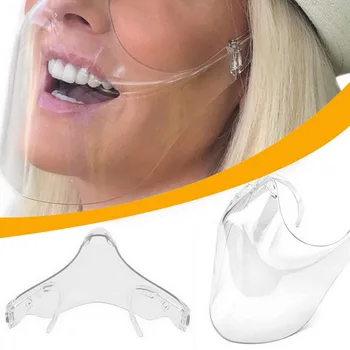 

Transparent Face Shield Durable Mask Windproof Face Shield Combine Plastic Reusable Dustproof Clear Face Mask Mascarilla
