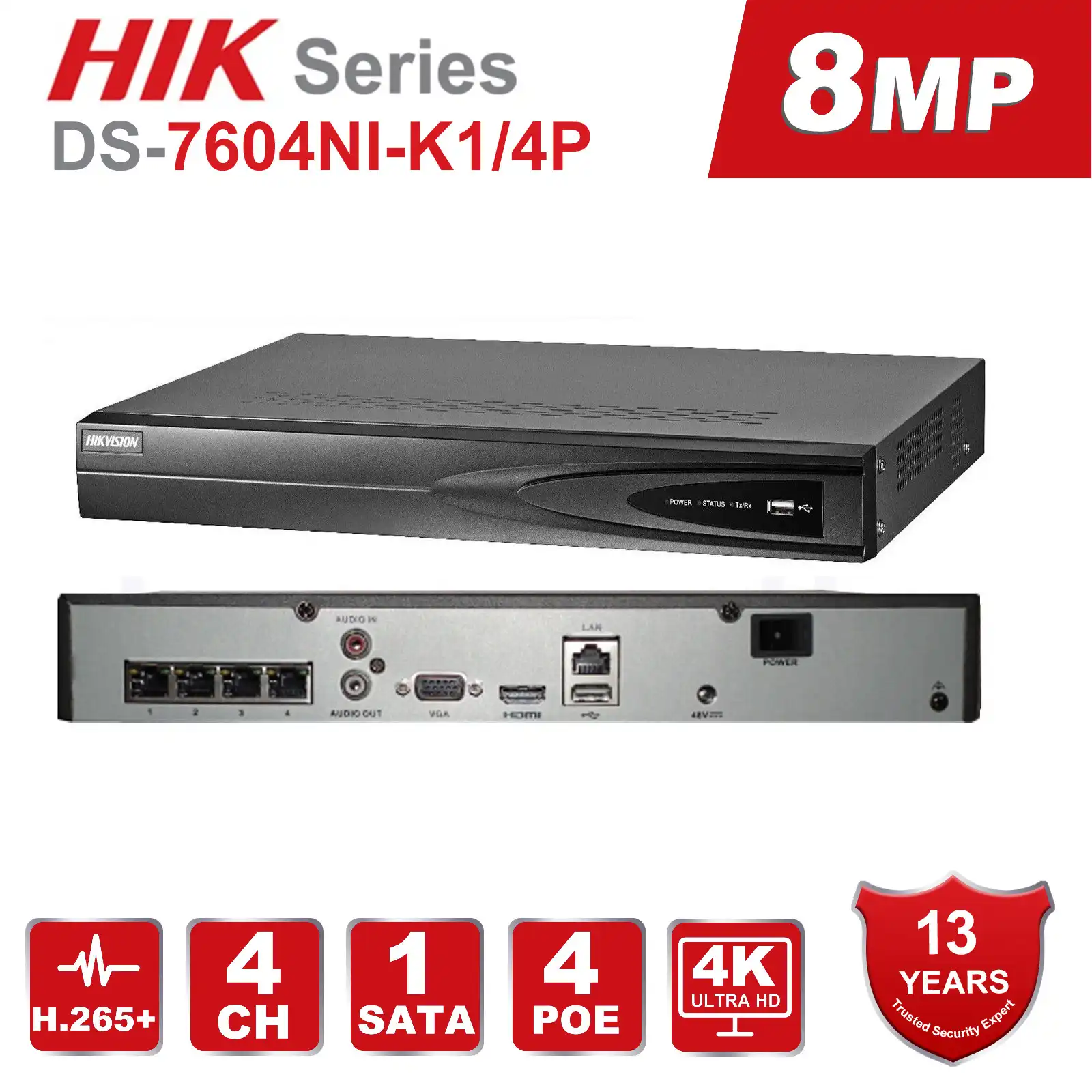 hikvision 4 channel ip nvr