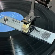 Стеклянный зеркальный картридж стилус выравнивание транспортир инструмент регулировки аксессуар Граммофон