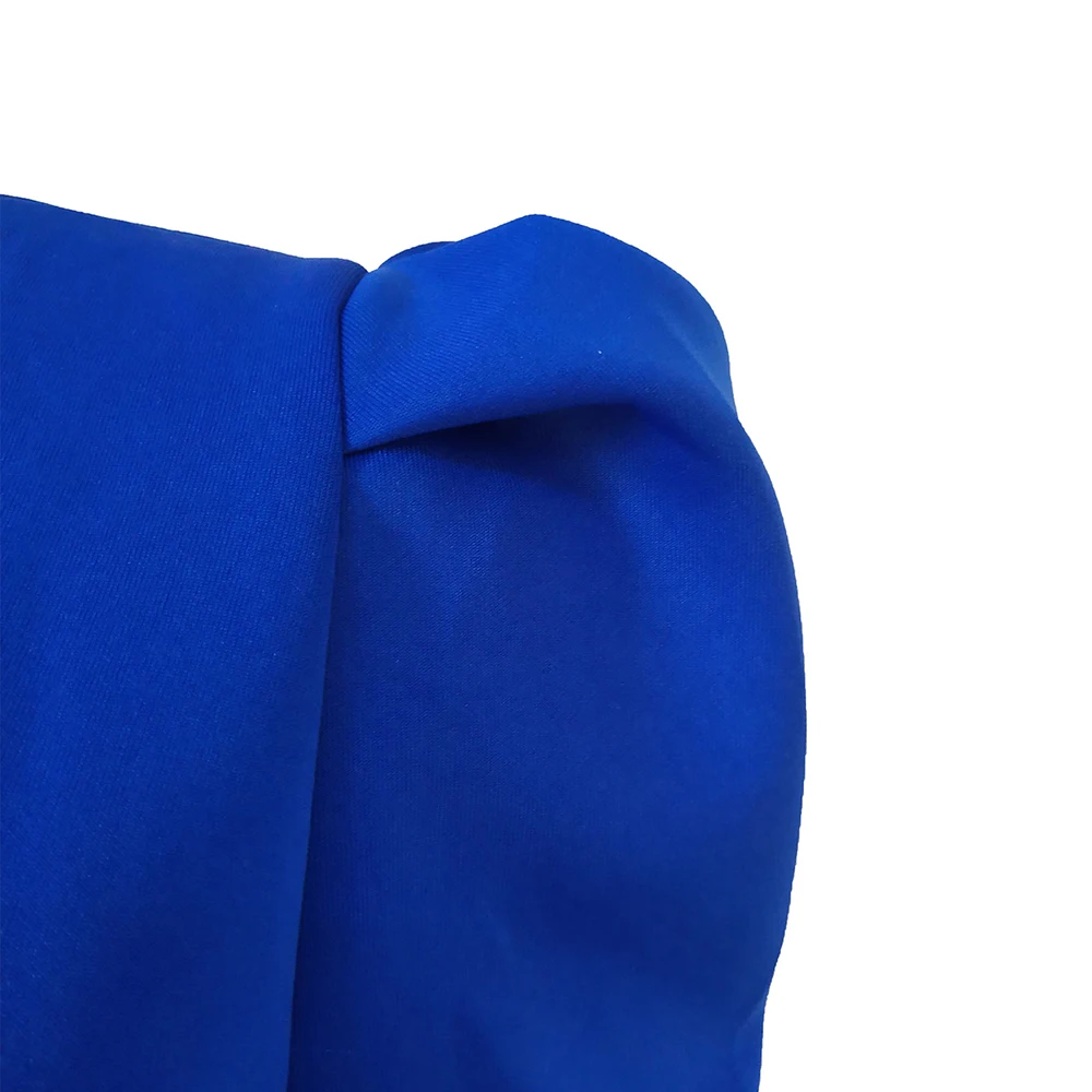 2022 Spring Office Ladies Blue 2 Two Piece Set Top and Pants Suit Elegant Female Casual Business Matching Outfits Women Clothing women's short suit set