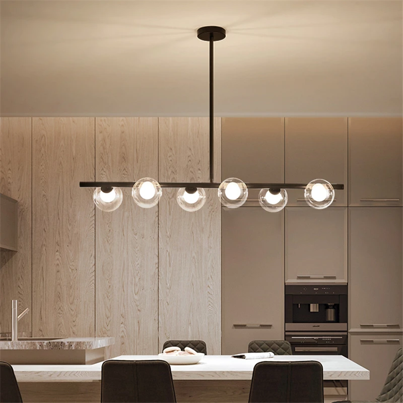 

Modern LED Chandeliers Lighting Glass Indoor Decorations Bedroom Living Room Dining Room Chandeliers Lighting LOFT Hanging Lamp