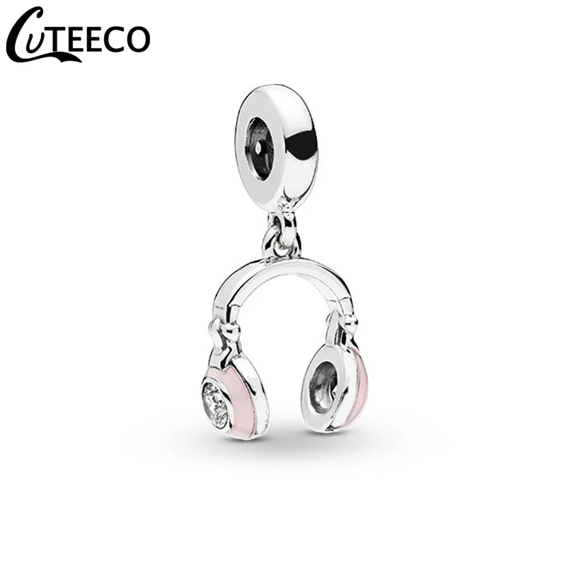Новинка 2019 розовые эмалированные бусины для гарнитуры CUTEECO подходят