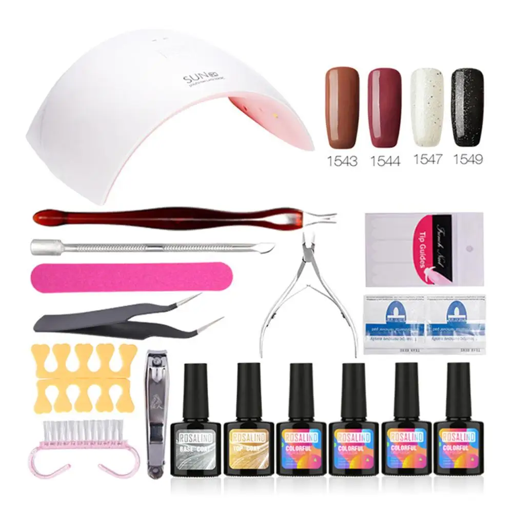 

Nail Phototherapy Barbie Glue Set Shop Beginner Personal Care Phototherapy Machine New Hand Nail Polish Gel Set