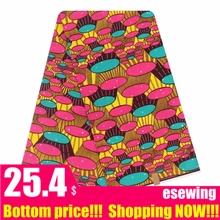 Нигерийское кружево ткани в африканском стиле из хлопчатобумажной ткани с принтом Анкара высокое качество настоящий воск pagne африкен Анкара воск настоящий