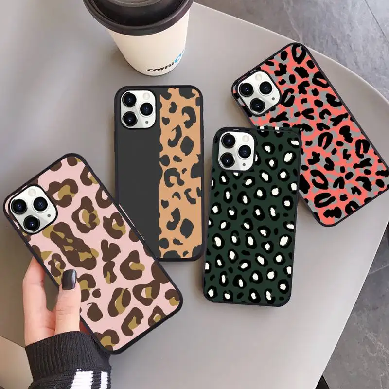 Модный чехол для телефона с тигром и леопардовым принтом Пантеры iPhone 12 11 mini pro XS MAX