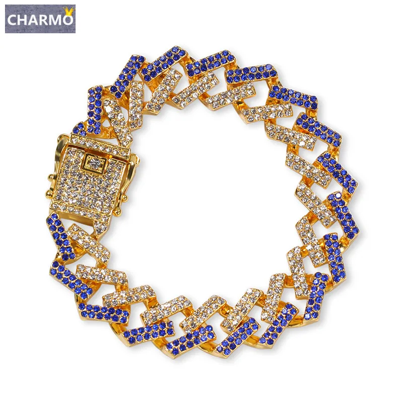 

2020 Hip hop jewelry bracelet men hand chain women bracelets femme charm bangle Jewelries gift boyfriend,1pz